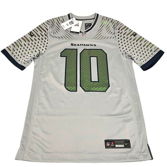 Nike Cooper Kupp Rivalries Game Jersey Seattle Seahawks Collection Silver Neon